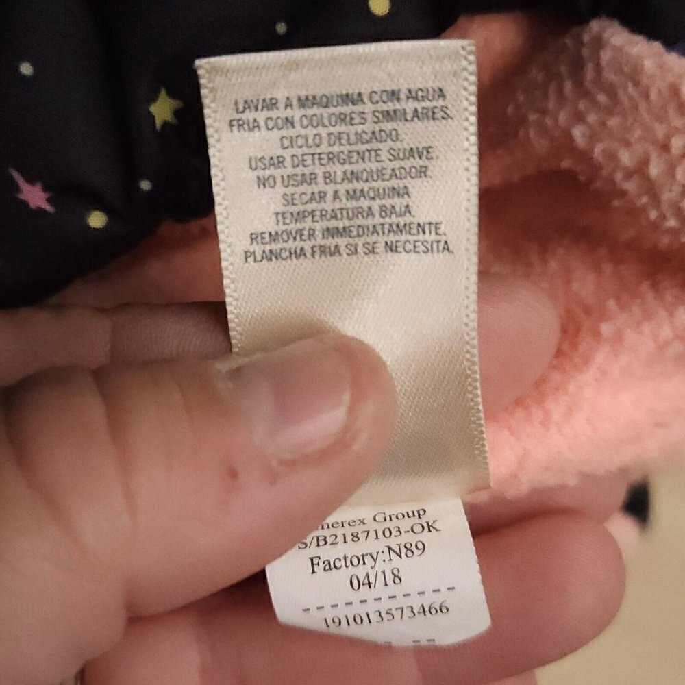 Osh Kosh B'gosh Girls Toddler Black Celestial Puffer Vest 3T - Picture 5 of 6